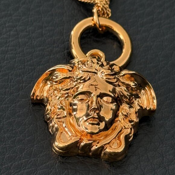 Versace Gold-Tone Brass Medusa Head Multi-Chain Bracelet, NWT - Picture 7 of 10